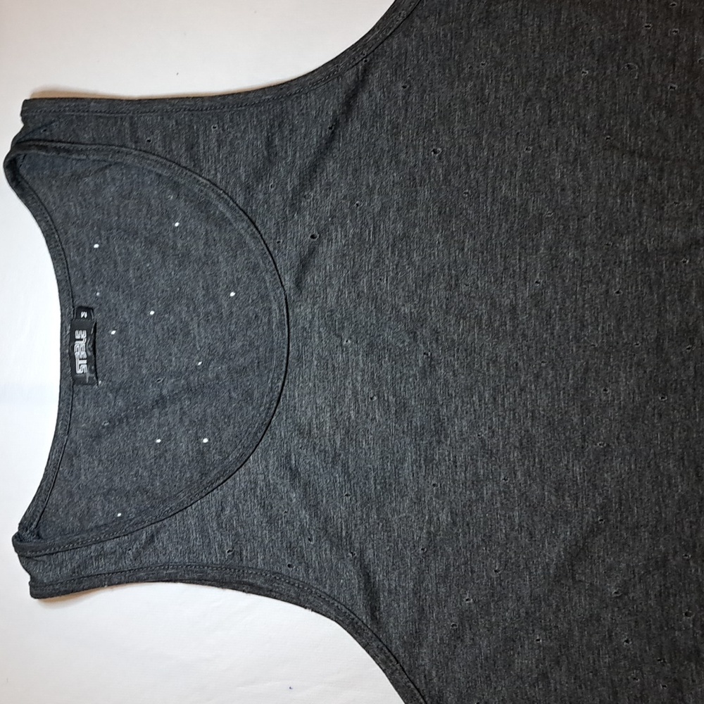 Steele, Size Medium, Grey, Tank Top